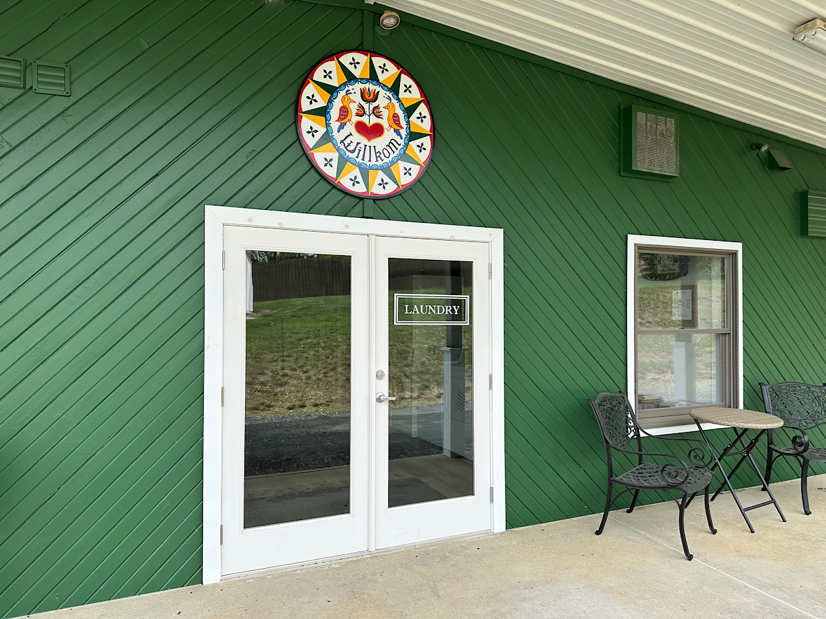 Laundromat outside